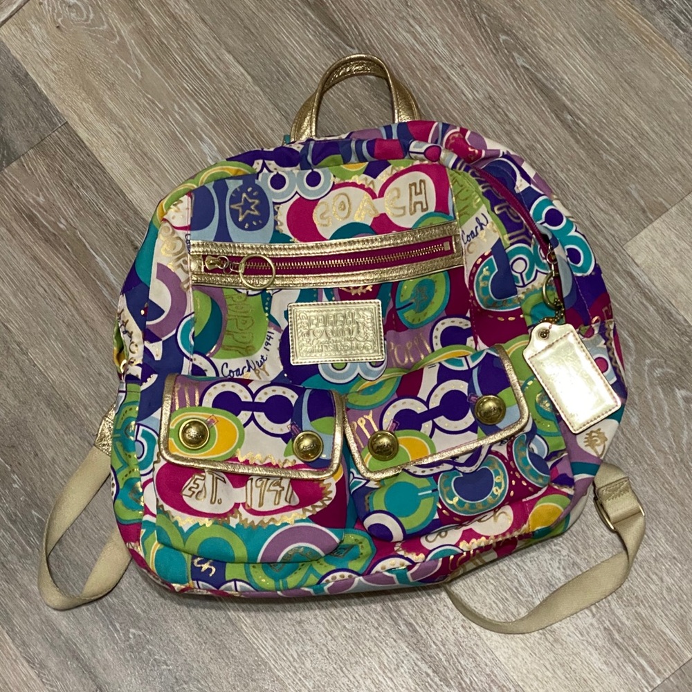 RARE Limited Edition Coach Poppy Book Bag - Picture 8 of 8